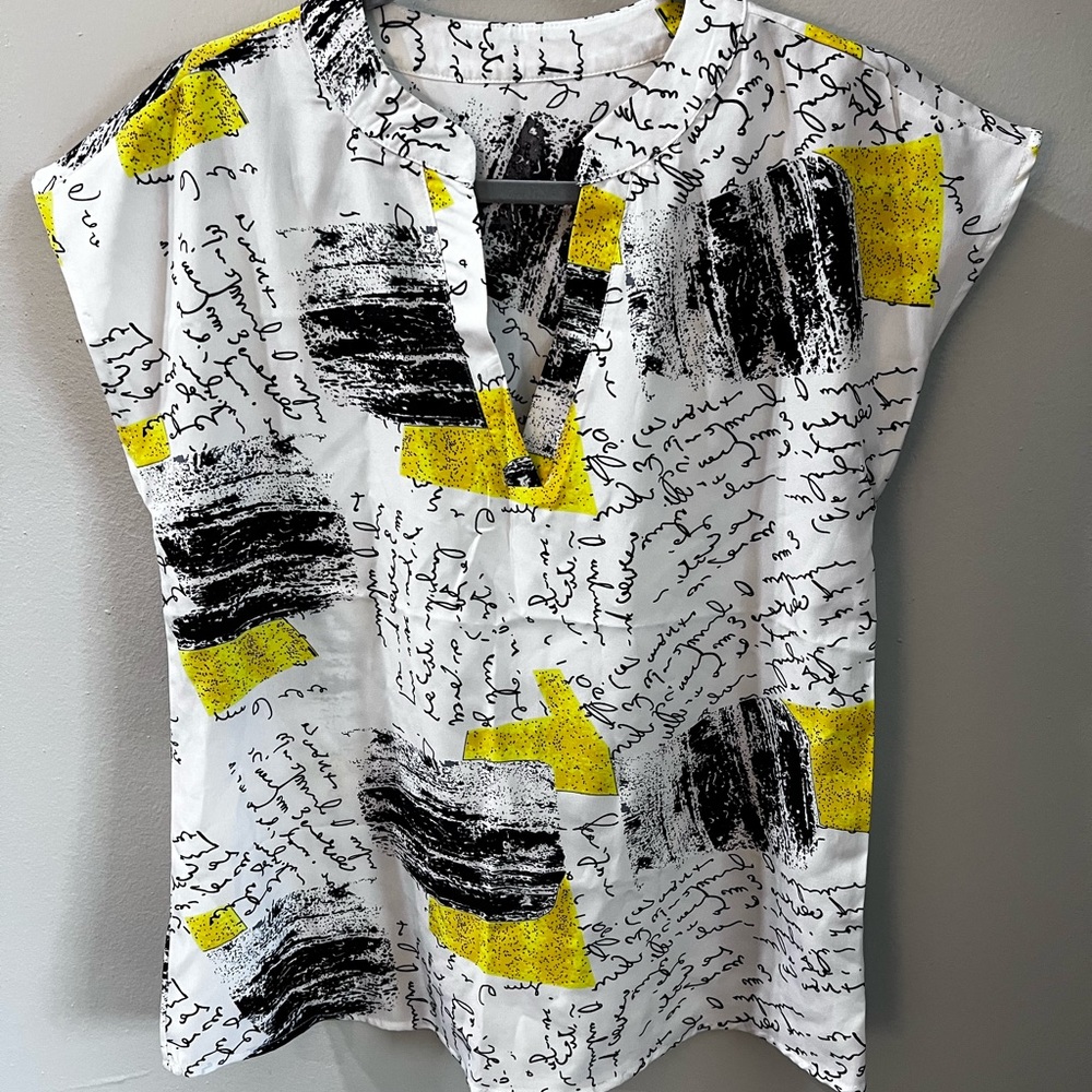 Abstract Print Women's Top